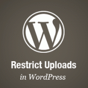 Restrict Uploads