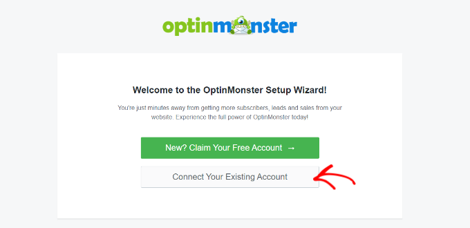 WebHostingExhibit connect-your-existing-account How to Add Spin to Win Optins in WordPress and WooCommerce  