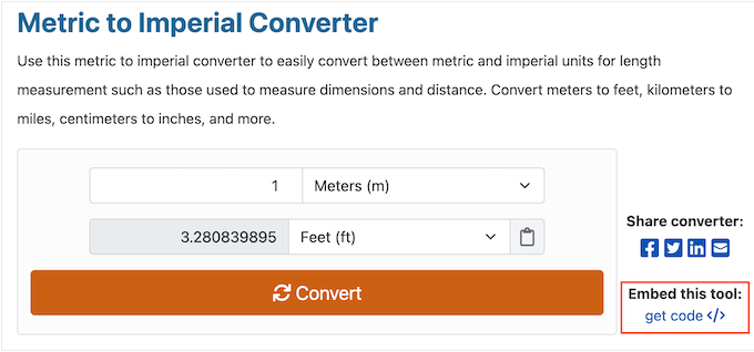 Adding a converter to your WordPress website using custom HTML code