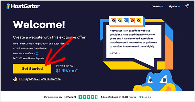 Hostgator exclusive coupon for WPBeginner
