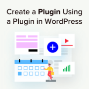 How to create a WordPress plugin using a plugin