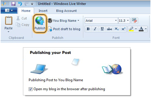 如何在 Windows Live Writer 中发布 WordPress 帖子