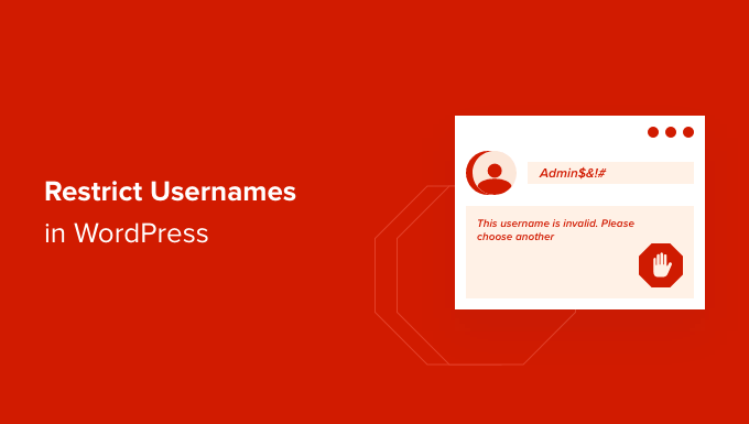 Restrict usernames in WordPress