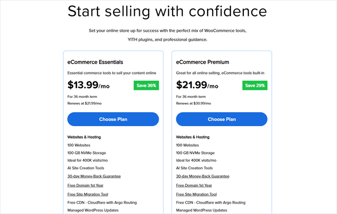 Bluehost WooCommerce Hosting Deal and Plans