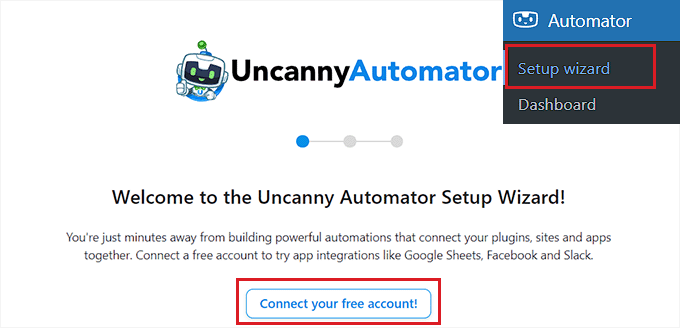 Connect the Uncanny Automator plugin with the website