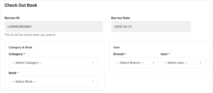 Building an online library system 