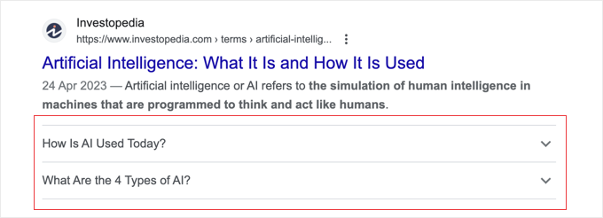 O secțiune de întrebări și răspunsuri, în rezultatele căutării Google O secțiune de întrebări și răspunsuri, în rezultatele căutării Google