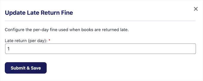How to customize the return fees for your website 