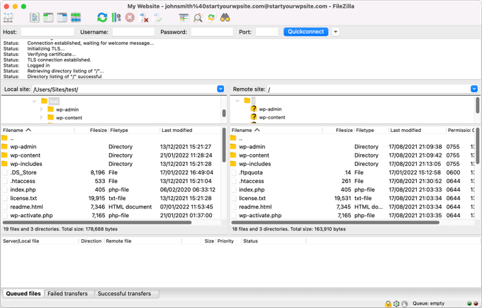 FileZilla Is a Popular Cross-Platform FTP Client