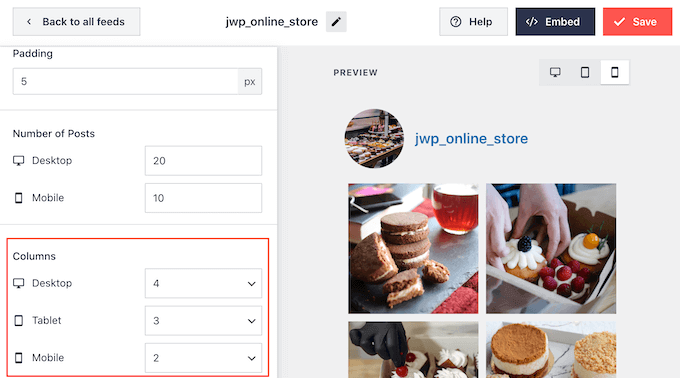 WebHostingExhibit instagram-columns-feed How to Display Instagram Photos in WordPress Sidebar Widget  