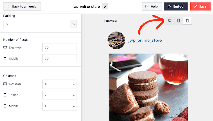 WebHostingExhibit instagram-feed-mobile How to Display Instagram Photos in WordPress Sidebar Widget  