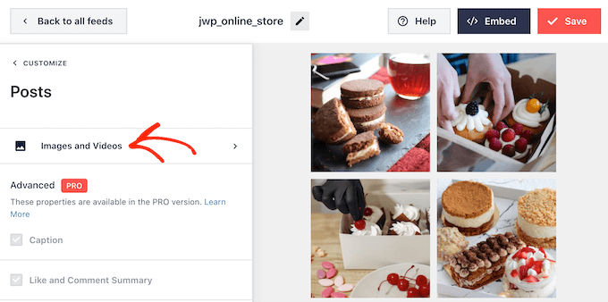 WebHostingExhibit instagram-resolution-settings How to Display Instagram Photos in WordPress Sidebar Widget  