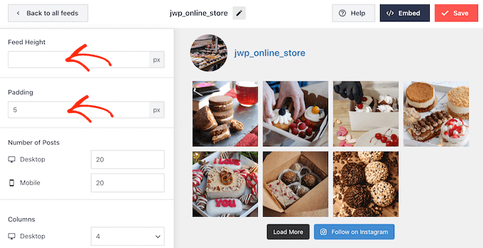WebHostingExhibit smashballoon-feed-layout How to Display Instagram Photos in WordPress Sidebar Widget  