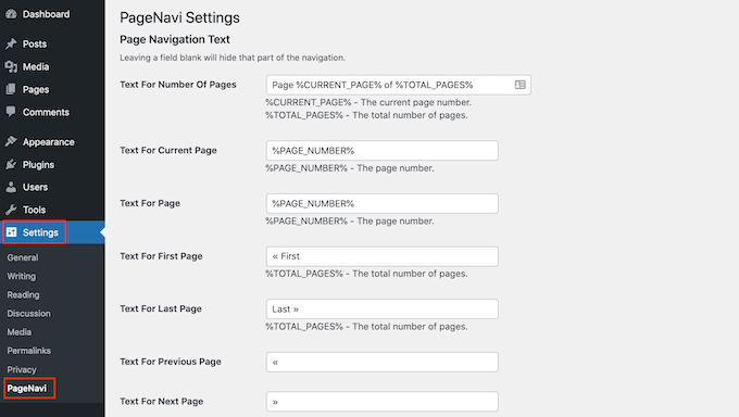 How to add numeric pagination in WordPress