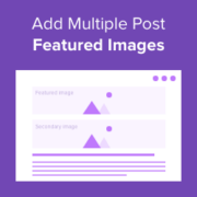 How to add multiple post featured images in WordPress