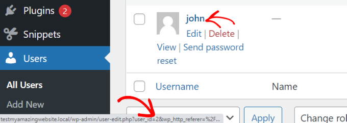 User ID in WordPress