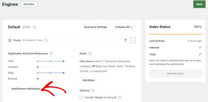 Add category and tags to search relevance