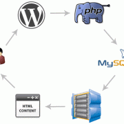 How WordPress dynamically generates HTML by querying MySQL database using PHP based on user request