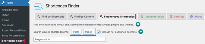 The Shortcode Finder Plugin Allows You to Find Unused Shortcodes in Posts and Pages