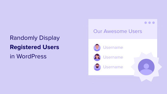 How to Randomly Display Registered Users in WordPress