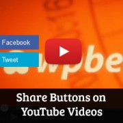 Adding Share Buttons on YouTube Videos in WordPress