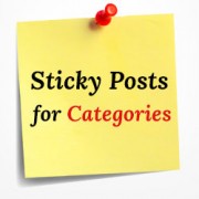 How to add sticky posts for categories in WordPress