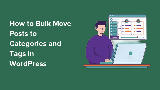 Hur man massflyttar inlägg till kategorier och taggar i WordPress