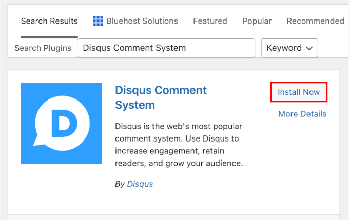 Installing Disqus Comment System in WordPress