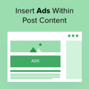 How to insert ads within your post content in WordPress