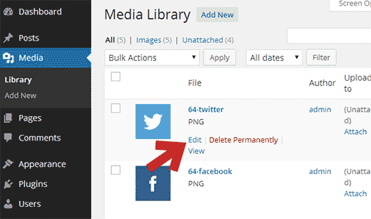 Edit social icon files