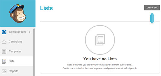 在 MailChimp 中为博客的电子邮件订阅者创建新列表