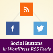 How to Add Social Buttons in WordPress RSS Feed