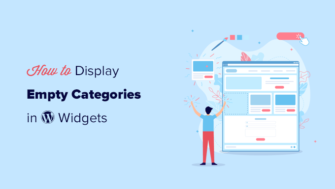 Displaying empty categories in WordPress sidebar widgets and blocks