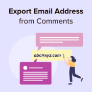 How to export email addresses from WordPress comments