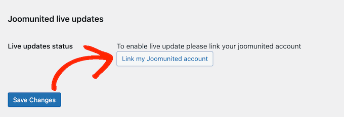 Connecting WordPress to your Joomunited account