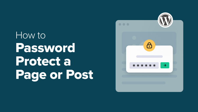 How to Password Protect a Page or Post in WordPress