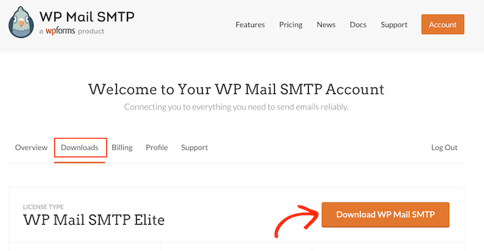 Downloading the WP Mail SMTP plugin