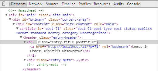 在检查元素工具中编辑 HTML 代码