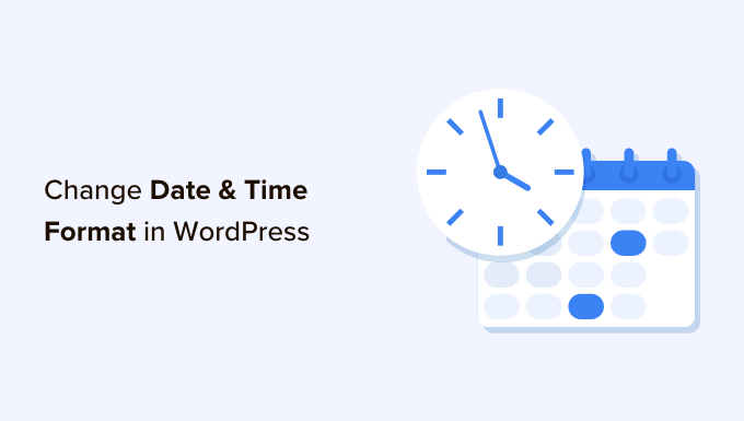 Change date and time format in WordPress
