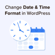 How to change date and time format in WordPress