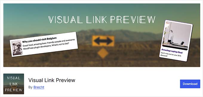 Plugin Visual Link Preview