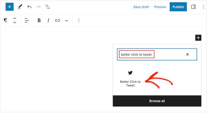 Adding a Better Click to Tweet button to WordPress