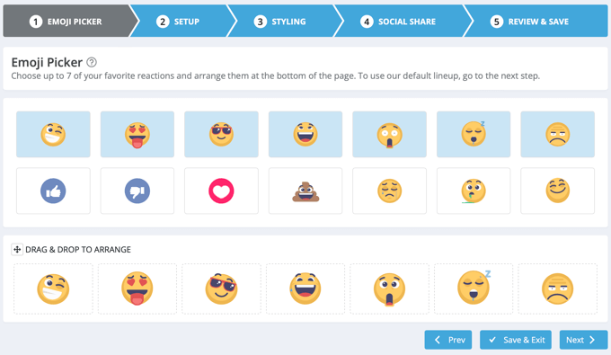 Pilih Emoji untuk Ditambahkan ke Postingan Anda