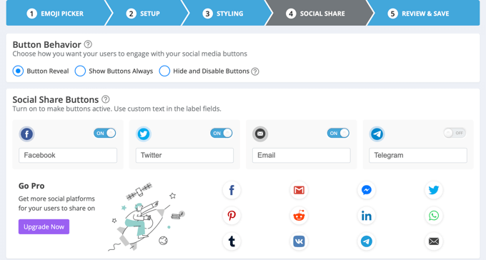 Set Up Social Share Buttons