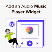 How to add an audio music player widget in WordPress
