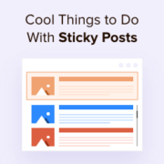 Cool things to do with sticky posts in WordPress