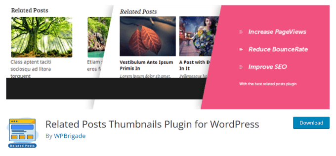 Related Posts Thumbnails Plugin for WordPress 