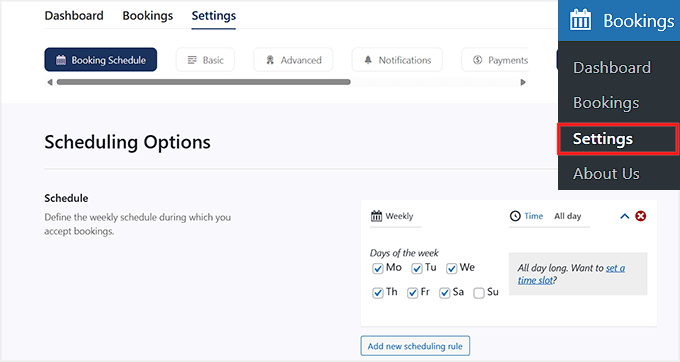 Elegir un horario de reserva en Five Star Restaurant Reservations