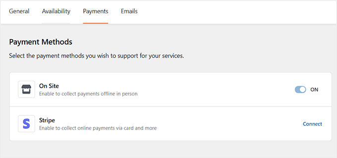 Configurar Stripe en Sugar Calendar Bookings