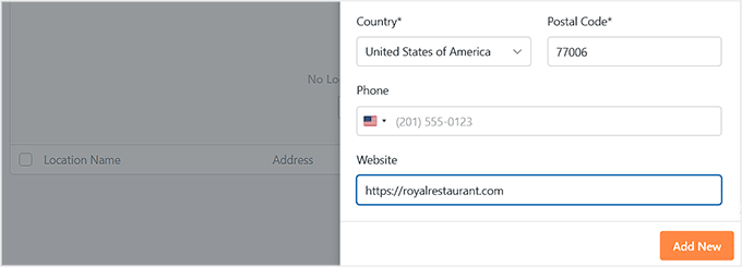 Crear una ubicación en Sugar Calendar Bookings